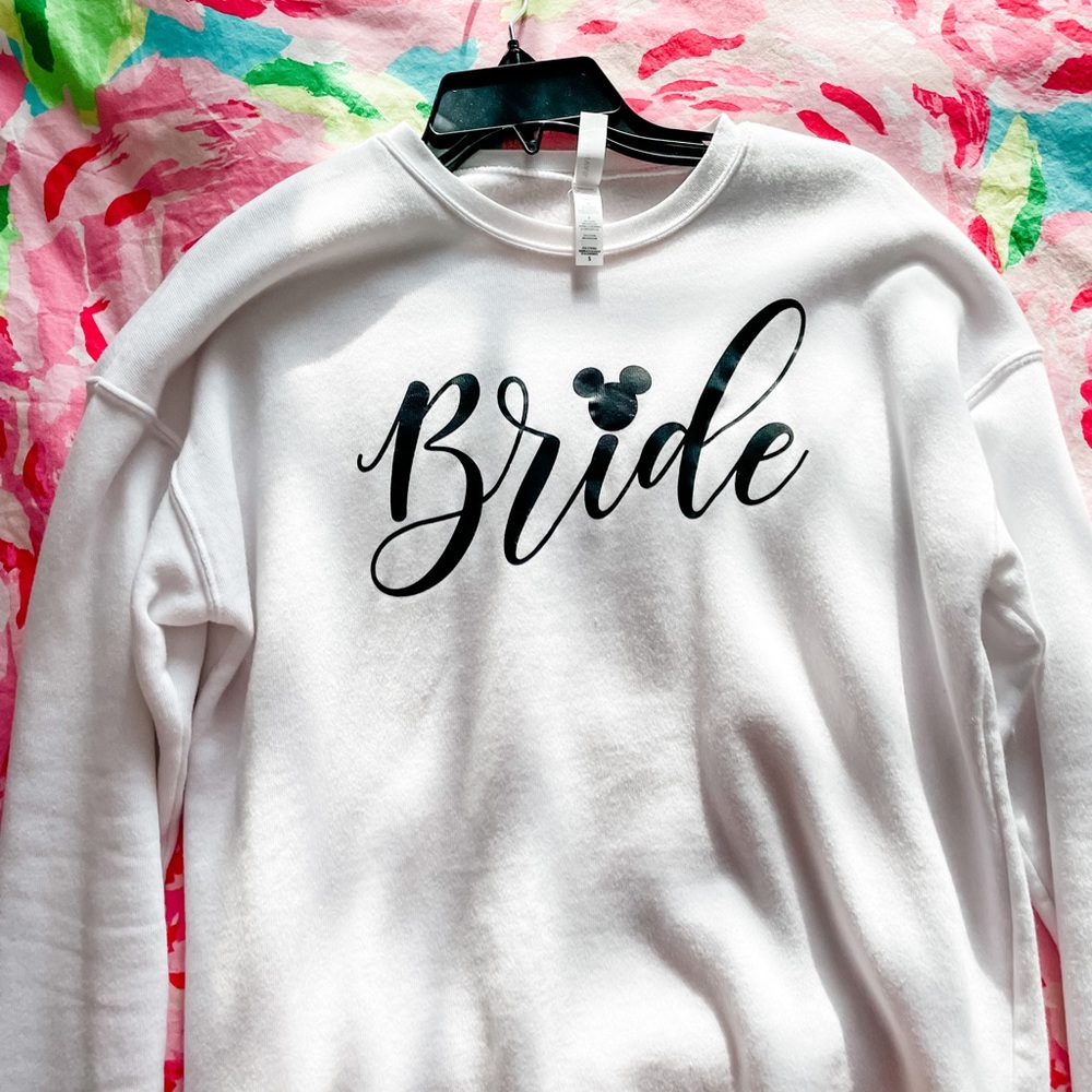 Disney White Bride Sweatshirt - Picture 2 of 4